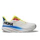 HOKA ONE ONE M CLIFTON 9 Blanc de Blanc/Virtual Blue scarpa running uomo