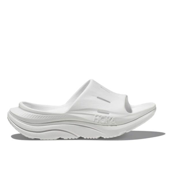 HOKA ONE ONE U ORA RECOVERY SLIDE 3 WHITE Ciabatta da riposo unisex