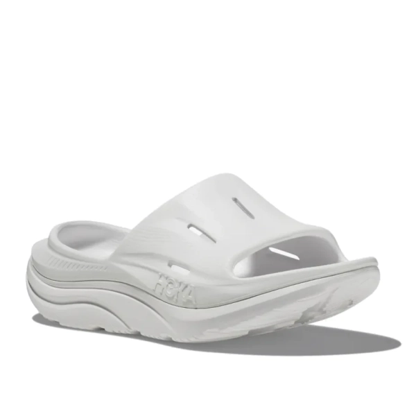 HOKA ONE ONE U ORA RECOVERY SLIDE 3 WHITE Ciabatta da riposo unisex