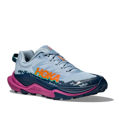 HOKA ONE ONE W TORRENT 4 Drizzle/Fuchsia scarpa trail running donna