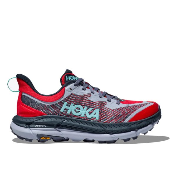 HOKA ONE ONE W MAFATE SPEED 4 Cerise/Stormy Skies scarpa trail-running donna