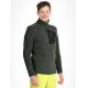 ICEPEAK FAIRMOUNT Olive pile 1/2 zip uomo