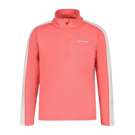 ICEPEAK FLEMINTON JR Pink pile tecnico 1/2 zip ragazzi