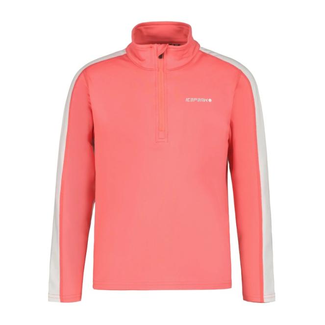 ICEPEAK FLEMINTON JR Pink pile tecnico 1/2 zip ragazzi