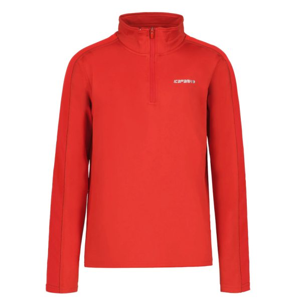 ICEPEAK FLEMINTON JR Red pile tecnico 1/2 zip ragazzi