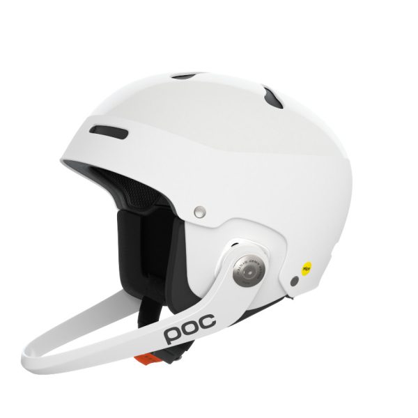 POC ARTIC SL MIPS Hydrogen White Casco sci da Gara Slalom con mentoniera