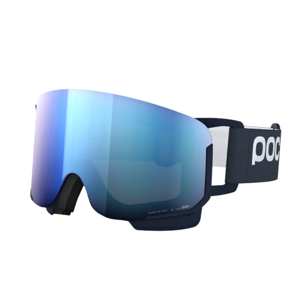 POC NEXAL CLARITY HIGHLY INTENSE Apatite Navy maschera sci con due lenti intercambiabili protezione S1/S2