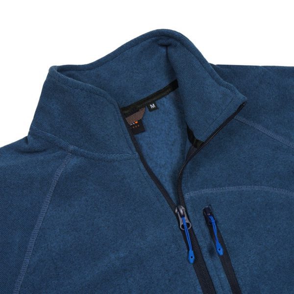 ICEPEAK BOONVILLE Dark Blue Giacca Raglan Pile uomo zip lunga