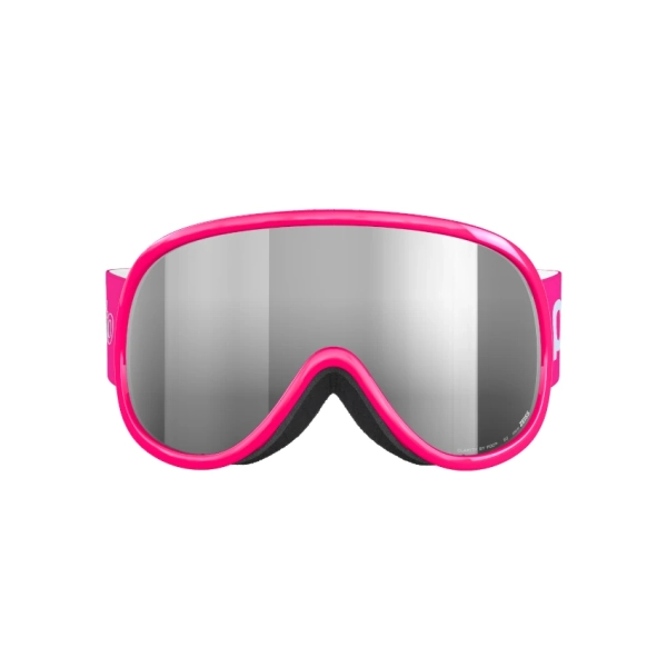 POC POCITO RETINA Fluorescent Pink con lente Clarity Pocito Partly Sunny Silver cat 2 Maschera da Sci Bambini