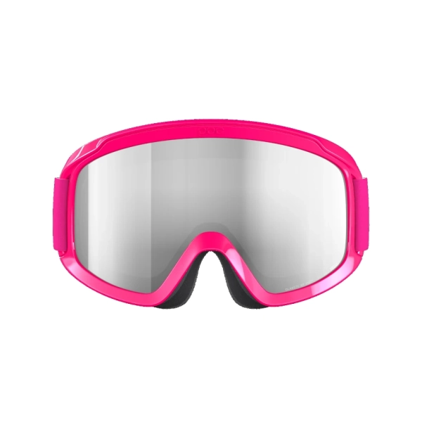 POC POCITO OPSIN CLARITY FLUORESCENT PINK maschera sci junior/donna lente Clarity Silver cat.S2