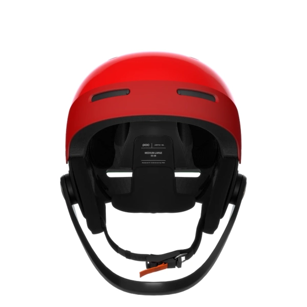 POC ARTIC SL MIPS Prisman Red Casco sci da Gara Slalom con mentoniera