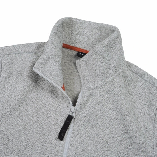 ICEPEAK ADRIAN Grey Midlayer uomo zip lunga