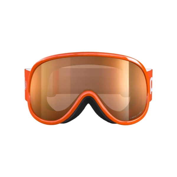 POC POCITO RETINA Fluorescent Orange con lente Clarity Pocito Partly Sunny Silver cat 2 Maschera da Sci Bambini