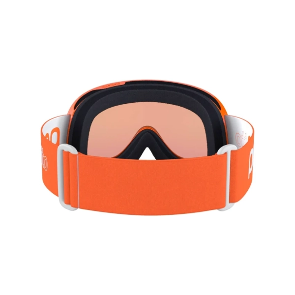 POC POCITO RETINA Fluorescent Orange con lente Clarity Pocito Partly Sunny Silver cat 2 Maschera da Sci Bambini