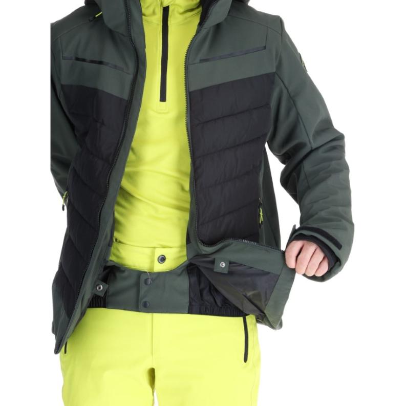 ICEPEAK FREMONT Dark Olive giacca sci uomo