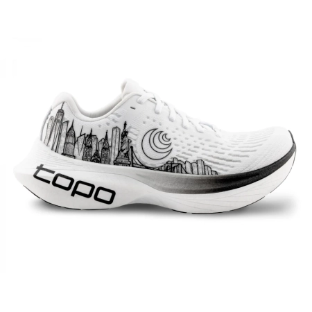 TOPO ATHLETIC NYC SPECTER 2 LE MEN White/Black scarpa running uomo