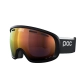 POC FOVEA Uranium Black con lenti CLARITY INTENSE Partly Sunny Orange cat2 maschera sci adulto