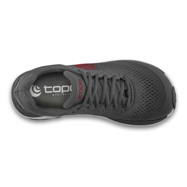 TOPO ATHLETIC ULTRAVENTURE 3 MEN Grey/Red scarpa trail running uomo