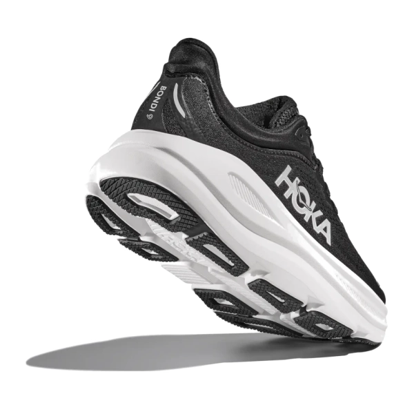 HOKA ONE ONE M BONDI 9 WIDE Black/White scarpa Running uomo