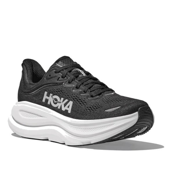 HOKA ONE ONE M BONDI 9 WIDE Black/White scarpa Running uomo