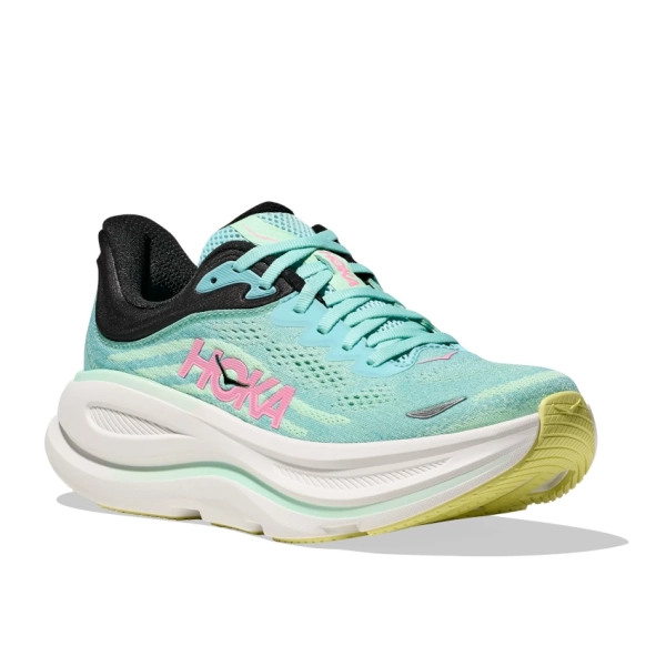 HOKA ONE ONE W BONDI 9 Blue Spark/Mint Fluorite scarpa Running donna