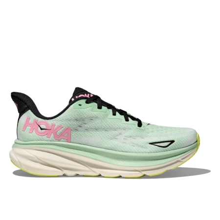 HOKA ONE ONE W CLIFTON 9 Mint Fluorite/Snow Melt scarpa running donna