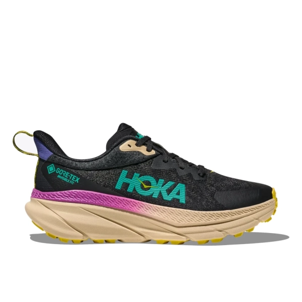 HOKA ONE ONE M CHALLENGER ATR 7 GTX Black/Oat Meal scarpa trail uomo