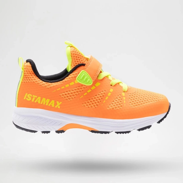 ISTAMAX KIDS IMAA3807 Arancio-Giallo Neon scarpa running bambini antipronazione