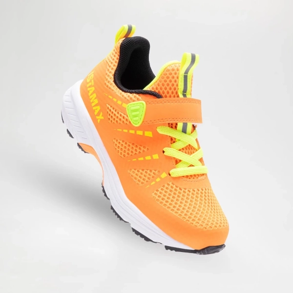 ISTAMAX KIDS IMAA3807 Arancio-Giallo Neon scarpa running bambini antipronazione