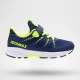 ISTAMAX KIDS IMAA3807 Blu-Giallo Neon scarpa running bambini antipronazione