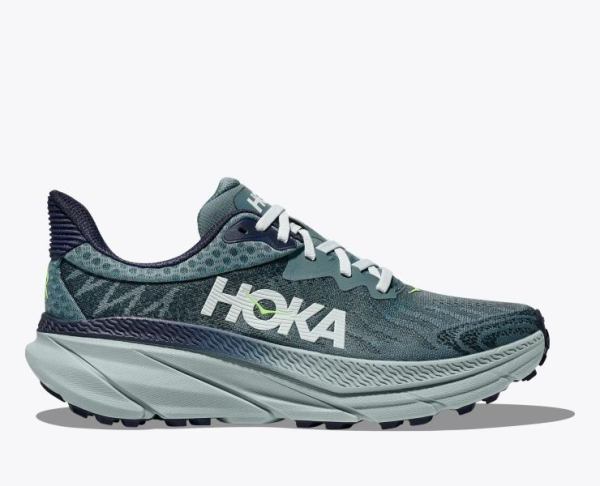 HOKA ONE ONE M CHALLENGER ATR 7  Mountain Fog/Druzy scarpa trail running Uomo