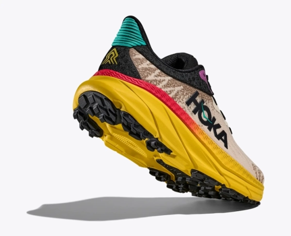 HOKA ONE ONE W CHALLENGER ATR 7 Oatmeal/Zest scarpa trail running Donna - immagine 2