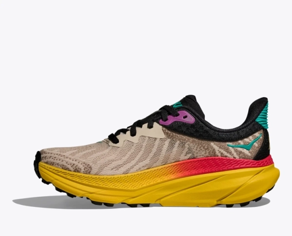 HOKA ONE ONE W CHALLENGER ATR 7 Oatmeal/Zest scarpa trail running Donna - immagine 5