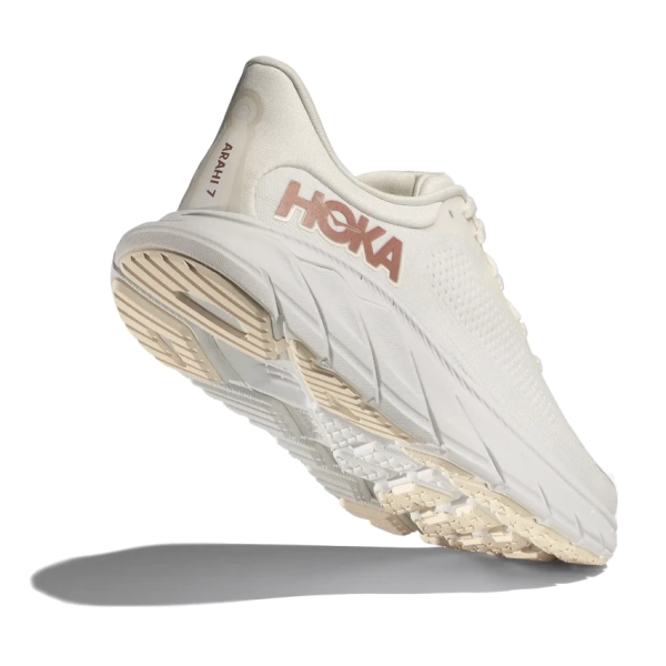 HOKA ONE ONE W ARAHI 7 Blanc de Blanc/Rose Gold scarpa running Donna