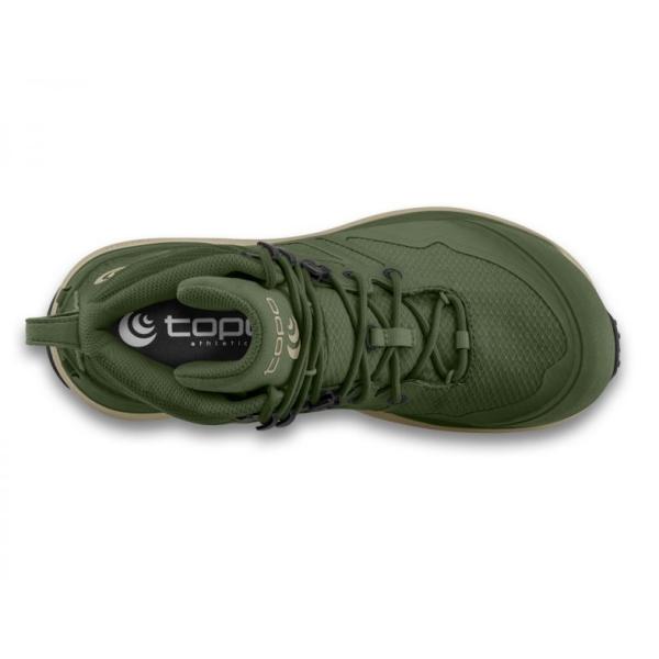 TOPO ATHLETIC TRAILVENTURE 2 WP WOMEN Olive /Tan scarponcino trail-running / fast-hiking waterproof - immagine 3