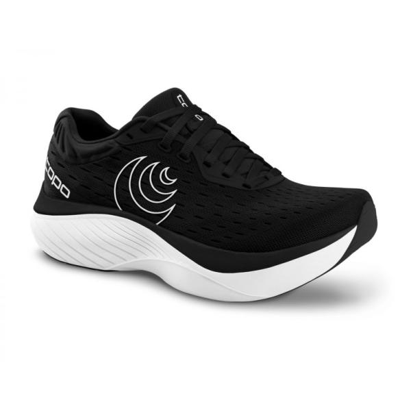 TOPO ATHLETIC ATMOS WOMEN Black/White scarpa running donna massima ammortizzazione - immagine 2