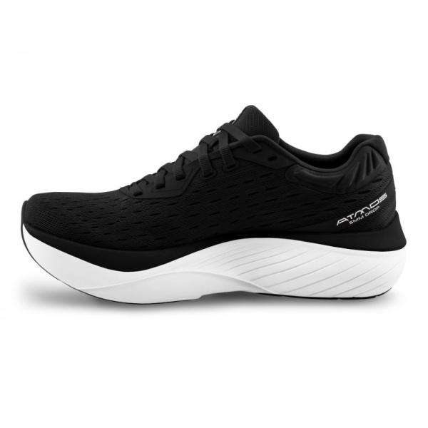 TOPO ATHLETIC ATMOS WOMEN Black/White scarpa running donna massima ammortizzazione - immagine 3